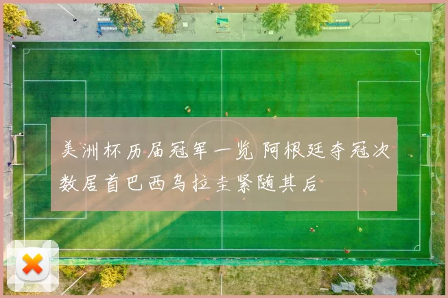 美洲杯历届冠军一览 阿根廷夺冠次数居首巴西乌拉圭紧随其后